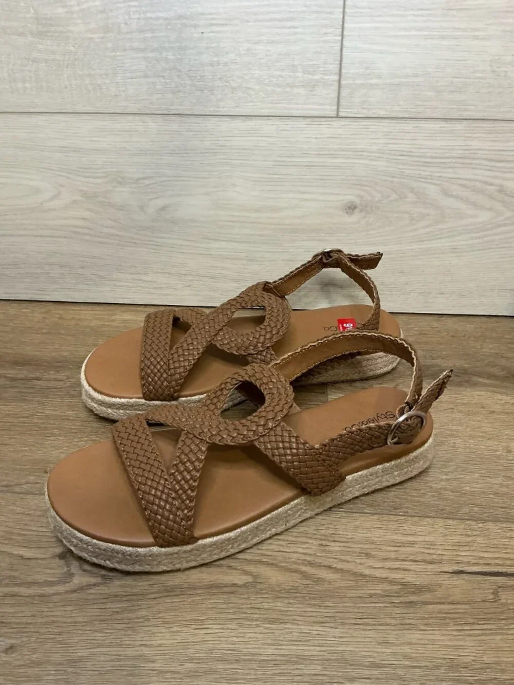 Style & Co Rheaaf Acorn Brown Sandals 9.5 M NWT - Picture 8 of 11